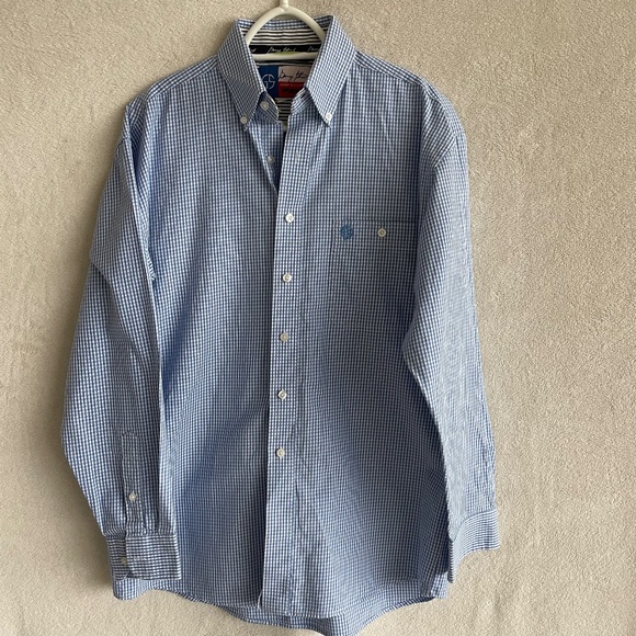 George Strait Cowboy Cut Collection by Wrangler / Men’s Long Sleeve Button-Down - Picture 1 of 7